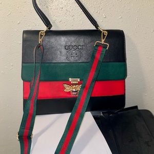 Red & Green Bee Gucci Purse